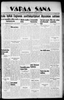 Vapaa Sana, May 22, 1935