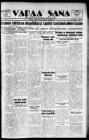 Vapaa Sana, February 23, 1938