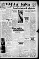 Vapaa Sana, August 25, 1945