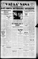 Vapaa Sana, August 27, 1938