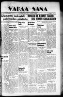 Vapaa Sana, June 20, 1936