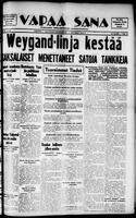 Vapaa Sana, June 08, 1940