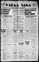 Vapaa Sana, November 02, 1940