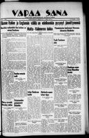 Vapaa Sana, October 23, 1935