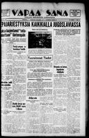 Vapaa Sana, March 27, 1941