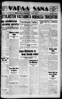 Vapaa Sana, April 30, 1940