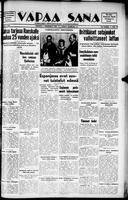 Vapaa Sana, November 02, 1938