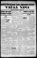 Vapaa Sana, March 30, 1935