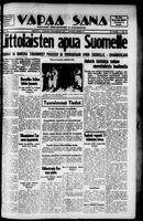 Vapaa Sana, March 12, 1940
