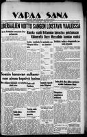 Vapaa Sana, October 16, 1935