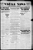 Vapaa Sana, November 21, 1939