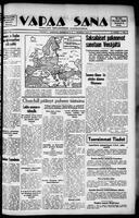 Vapaa Sana, July 31, 1941
