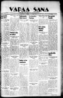 Vapaa Sana, July 01, 1936