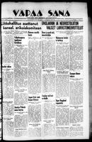 Vapaa Sana, May 16, 1936