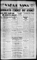 Vapaa Sana, November 26, 1940