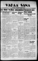 Vapaa Sana, March 20, 1935