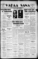 Vapaa Sana, November 23, 1938