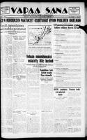 Vapaa Sana, August 06, 1938