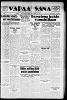 Vapaa Sana, January 25, 1939