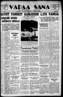 Vapaa Sana, October 10, 1942