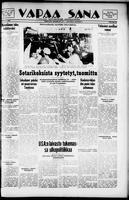 Vapaa Sana, October 03, 1946