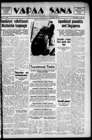Vapaa Sana, January 22, 1942
