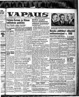 Vapaus, October 23, 1952