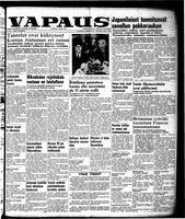 Vapaus, September 8, 1951