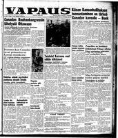 Vapaus, January 30, 1951