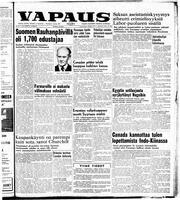 Vapaus, February 27, 1954