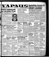 Vapaus, October 6, 1951