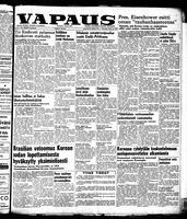 Vapaus, April 18, 1953