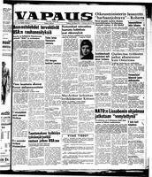 Vapaus, April 28, 1953