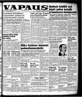 Vapaus, September 13, 1951