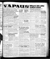 Vapaus, December 31, 1953