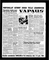 Vapaus, July 17, 1958