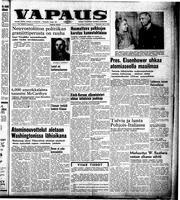 Vapaus, January 9, 1954
