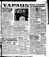 Vapaus, January 24, 1953