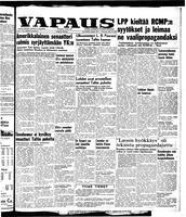 Vapaus, May 30, 1953