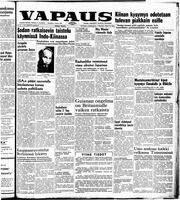 Vapaus, March 18, 1954