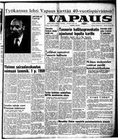 Vapaus, October 29, 1957