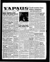 Vapaus, May 17, 1958