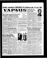 Vapaus, July 19, 1958
