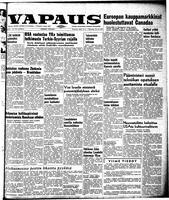 Vapaus, October 31, 1957