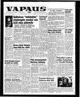 Vapaus, September 29, 1962