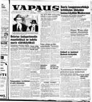 Vapaus, January 23, 1954