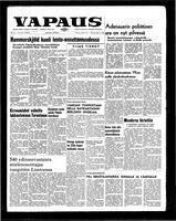 Vapaus, September 18, 1961