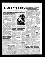 Vapaus, November 22, 1958
