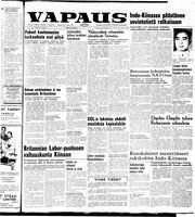 Vapaus, May 29, 1954