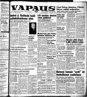 Vapaus, November 23, 1954